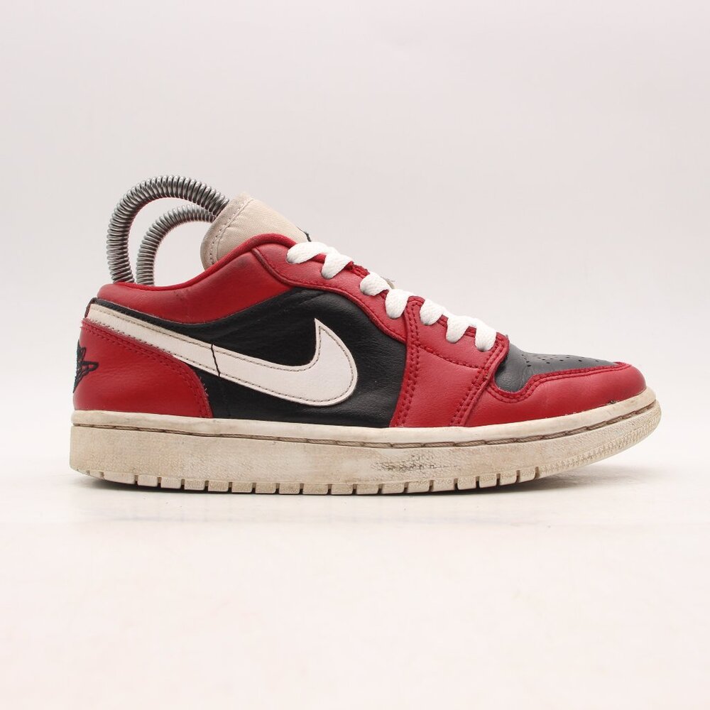 Nike Air Jordan 1 Women's Size 5.5 Low Chicago Flip Black Red Trainers Sneakers